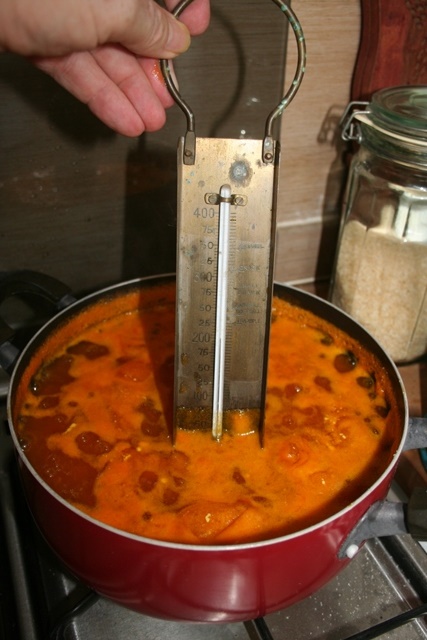 Old kitchen thermometer
